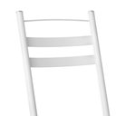 Ver imagem 2 de Kit 2 Cadeiras Tubular America 061 Branco Assento Madeira Imbuia Artef