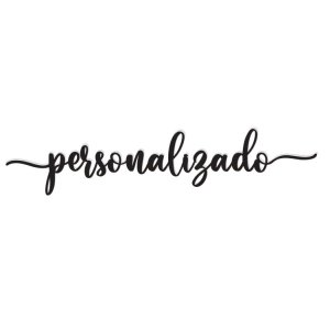 Lettering palavra personalizada 43x13cm em Madeira MDF Apliques de Parede