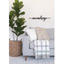 Ver imagem 2 de Lettering palavra personalizada 43x13cm em Madeira MDF Apliques de Parede