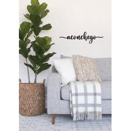 Lettering palavra personalizada 43x13cm em Madeira MDF Apliques de Parede - 2