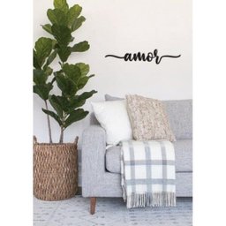 Lettering palavra personalizada 43x13cm em Madeira MDF Apliques de Parede - 3