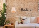 Ver imagem 3 de Permita-se Lettering 65x13cm em Madeira MDF Apliques de Parede