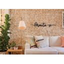 Ver imagem 3 de Permita-se Lettering 65x13cm em Madeira MDF Apliques de Parede