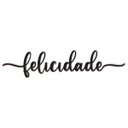 Ver imagem 1 de Felicidade Lettering 43x10cm em Madeira MDF Apliques de Parede