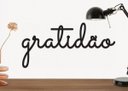 Ver imagem 1 de Lettering Gratidão Premium Letras em MDF