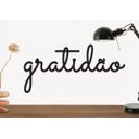 Ver imagem 1 de Lettering Gratidão Premium Letras em MDF
