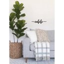 Ver imagem 2 de Cafofo Lettering 43x12cm em Madeira MDF Apliques de Parede