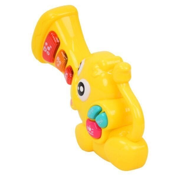 Brinquedo Infantil Musical Tecla Elefante Amarelo – BBR Toys - 3