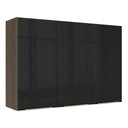 Ver imagem 1 de Armário Aéreo Madesa Lux 120 cm 3 Portas Rustic/Preto