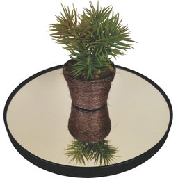 Conjunto Mesa Lateral Preta em Ferro com Tampo em Vidro - 4