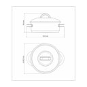 Ver imagem 5 de Caçarola Tramontina Solar Rasa em Aço Inox Fundo Triplo com Tampa e Alças 24 Cm 4,7 L