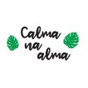 Ver imagem 1 de Calma na alma - Lettering MDF 60x30cm Madeira MDF Aplique Parede