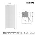 Ver imagem 5 de Freezer Vertical Eos 154 Litros Ecogelo Branco Efv150 220v