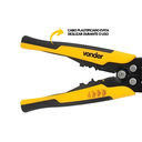 Ver imagem 4 de Alicate Cortador Desencapador de Fios Vonder 8 Polegadas Ferramenta Eletricista Prensa Terminais