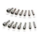 Ver imagem 2 de Kit Jogo 14 Bits Soquete Canhão Sextavado Profissional 1/4