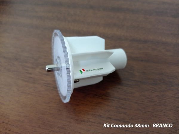 Kit Comando Persiana 38mm - Branco - 3