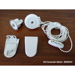 Kit Comando Persiana 38mm - Branco - 1