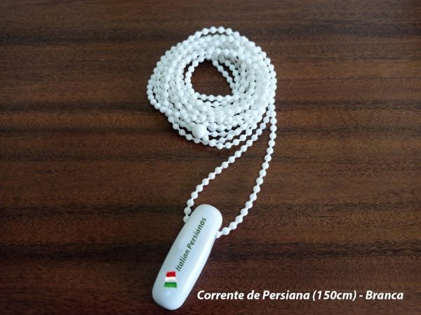 Kit Cordinha De Persiana + Pêndulo - Branco