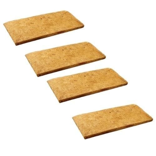 Kit 4 Placas em Fibra de Coco Natural Nutriplan 20 x 40 MadeiraMadeira