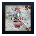Ver imagem 2 de Relógio Decorativo Caixa Alta Tema Café 28x28 - QW36