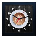 Ver imagem 2 de Relógio Decorativo Caixa Alta Tema Café 28x28 - QW22
