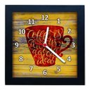 Ver imagem 2 de Relógio Decorativo Caixa Alta Tema Café 28x28 - QW28