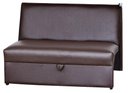 Ver imagem 1 de Sofá Cama 2 Lugares Compacro sem Braço 115 Larg Malu Matrix Cor:sintetico Marrom