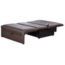 Ver imagem 2 de Sofá Cama 2 Lugares Compacro sem Braço 115 Larg Malu Matrix Cor:sintetico Marrom