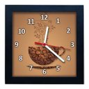 Ver imagem 2 de Relógio Decorativo Caixa Alta Tema Café 28x28 - QW26
