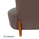 Ver imagem 7 de Namoradeira Sofá Feijão Luna 100cm Orgânica Suede Capuccino