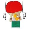 Raquete Ping Pong Tênis de Mesa 2 Raquetes 3 Bolinhas - 2