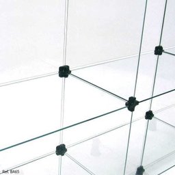 Balcão de Atendimento Modulado em Vidro - 2,00 x 1,00 X 0,40 - 4