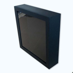 Moldura Caixa Alta 25x25cm com Vidro 5,3cm de Profundidade - 3 Moldura Caixa Alta 25x25cm com Vidro 5,3cm de Profundidade - 3