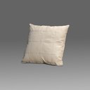Ver imagem 1 de Almofada Decorativa de Couro Legítimo 50x50cm Bella Tiza- Mozzelar