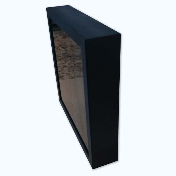 Moldura Caixa Alta 30x30cm Com Vidro 5,3 Cm De Profundidade - 3