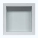 Ver imagem 2 de Moldura Caixa Alta 22x22cm Com Vidro 5,3 Cm De Profundidade