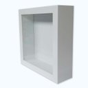 Ver imagem 1 de Moldura Caixa Alta 22x22cm Com Vidro 5,3 Cm De Profundidade