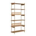 Ver imagem 2 de Estante 180 Cm 6 Prateleiras Palhinha Hanover/dourado 28965
