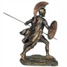 Escultura Aquiles Guerreiro Com Escudo E Lança Grande - 3