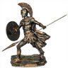 Escultura Aquiles Guerreiro Com Escudo E Lança Grande - 2