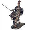 Escultura Aquiles Guerreiro Com Escudo E Lança Grande - 4