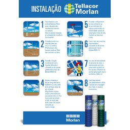 Tela Multiuso Revestida Pvc Tellacor 1x25m Morlan - Azul - 3