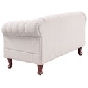 Ver imagem 5 de Namoradeira Chesterfield Duque 2 Lugares em Linho Marfim