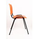 Ver imagem 3 de Cadeira de Escritório Iso Plastica Laranja Home Office