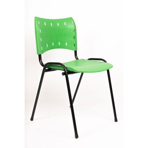 Cadeira de Escritório Iso Plastica Home Office Chair Verde