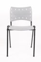 Ver imagem 2 de Cadeira de Escritório Iso Plastica Home Office Chair Cinza