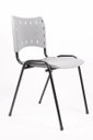 Ver imagem 1 de Cadeira de Escritório Iso Plastica Home Office Chair Cinza