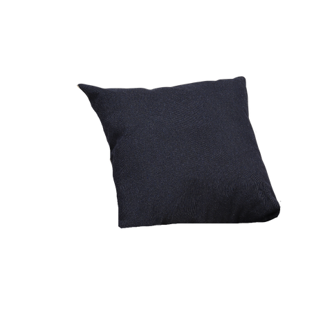 Almofada com Ziper Decorativa Azul Jeans 40x40cm Tecido Grosso - Bene Tu:Azul Jeans,