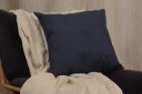 Ver imagem 2 de Almofada com Ziper Decorativa Azul Jeans 40x40cm Tecido Grosso - Bene Tu:Azul Jeans,