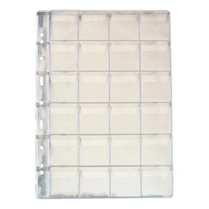 Kit com 10 Folhas 24 Moedas Tamanho 32x24 com Abas